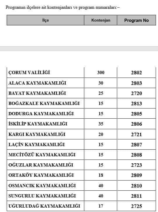 Ã‡ORUMâ€™DA KAMUYA 600 PERSONEL ALINACAK