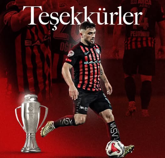 ARCA ÇORUM FK'DA PEDRİNHO DÖNEMİ SONA ERDİ