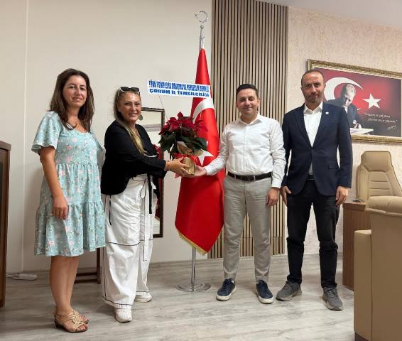 TÜRK PDR ÇORUM İL TEMSİLCİLİĞİNDEN YAHYA KUAS’A ZİYARET